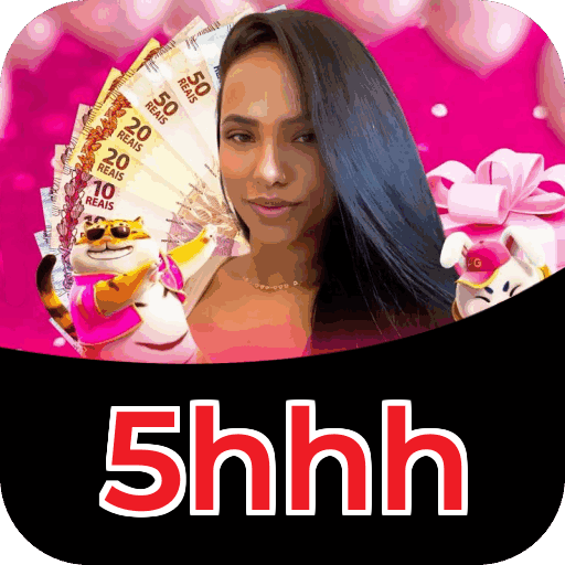 Interface do aplicativo 5hhh mostrando jogos disponíveis no iOS e Android